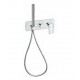 Façade douche / bain douche mitigeur murale 3 sorties PROFILO - CRISTINA ONDYNA PF60351