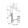 L90 Mitigeur Lavabo Avec Vid Auto Cold Start - A5A3E01C00 ROCA