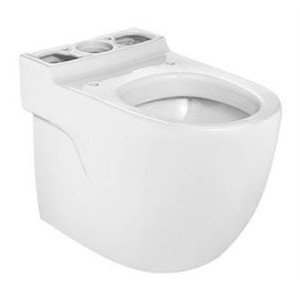 Cuvette de WC au sol MERIDIAN en porcelaine Ronde et Blanche - ROCA A342248000