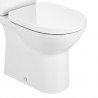 Cuvette de WC sur pied Blanche duale Rimless DEBBA - ROCA A34299P000