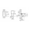 Cuvette de WC Rimless DEBBA - ROCA A34299L000