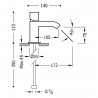 Mitigeur lavabo avec aérateur - TRES 107103