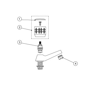 Robinet lavabo  - TRES 123100F