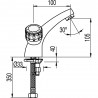 Robinet lavabo - TRES 123103