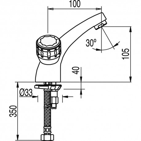 Robinet lavabo  - TRES 123103