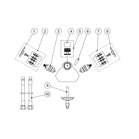 Robinet bidet  - TRES 123120