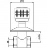 Robinet d’arrêt 1/2" - TRES 123155C