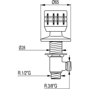 Robinet latéral  - TRES 123510F