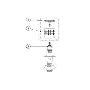 Robinet bidet 1/2”  - TRES 123125F