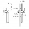 Mitigeur Encastrable pour Bidet et WC Chrome - TRES 134123