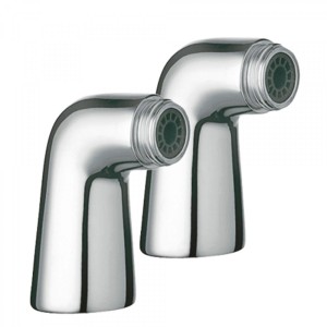 Adaptateur coudé baignoire/douche 2 unités avec silencieux - TRES 134870