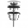 Bonde pour lavabo chromé SIMPLE‑RAPID 63,5 mm - TRES 161840