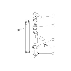 Mitigeur lavabo  - TRES 181103