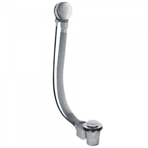 Vidage baignoire avec trop‑plein et valve automatique  Ø 43 mm - TRES 13453410