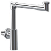 Siphon de lavabo apparent télescopique chromé - TRES 16110362
