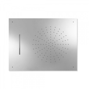  2 types de jet (Pluie/Cascade). 500x650 mm. Alimentation par 2 voies d'eau indépendante. - TRES 29997001