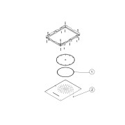  2 types de jet (Pluie/Cascade). 500x650 mm. Alimentation par 2 voies d'eau indépendante. - TRES 29997001