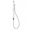 Barre coulissante avec prise d’eau au mur Ø 14 mm. Long. 760 mm. Douchette anticalcaire. (202.639.01). Flexible. - TRES 03493201