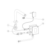Robinet électronique de lavabo une seule eau TOUCH‑TRES Système sensible au toucher. Ne pas appuyer. - TRES 06144701