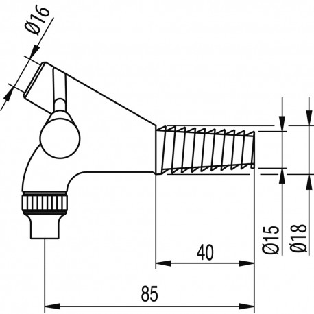 Robinet vin Nº 1/C  - TRES 001010