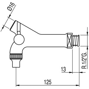 Robinet vin Nº 2/N  - TRES 002000