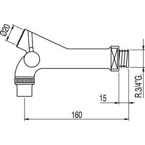 Robinet vin Nº 3/N  - TRES 003000