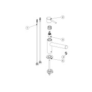 Mitigeur lavabo bec long Chromé - TRES 06220301