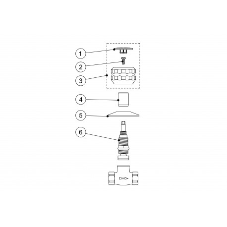 Robinet d'arrêt A fileter 1/2” - TRES 13315510F
