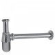 Siphon bouteille avec bouchon de visite pour lavabo - TRES 13463430