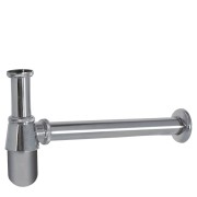 Siphon bouteille avec bouchon de visite pour lavabo  - TRES 13463430