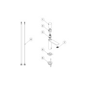 Mitigeur lavabo chromé LOFT  - TRES 20010302