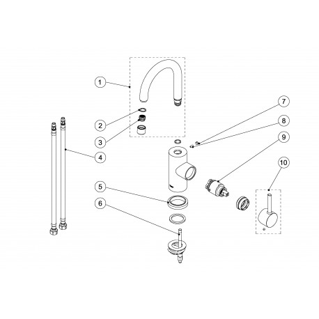 Mitigeur lavabo  - TRES 20370301