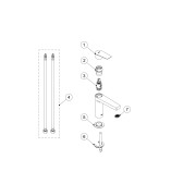 Mitigeur lavabo PROJECT chromé - TRES 21110301