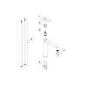 Mitigeur lavabo  - TRES 21120301