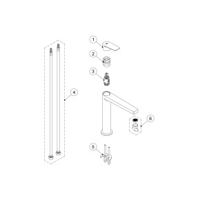 Mitigeur lavabo  - TRES 21120301