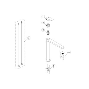 Mitigeur lavabo  - TRES 21180301