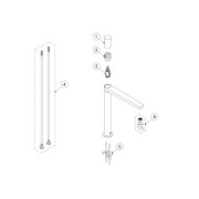 Mitigeur lavabo  - TRES 21180302