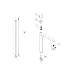 Mitigeur lavabo  - TRES 21180302