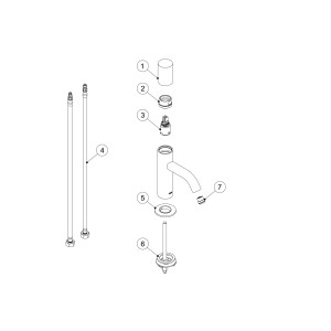 Mitigeur lavabo  - TRES 26190301