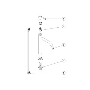 Mitigeur lavabo avec rallonge - TRES 26230701