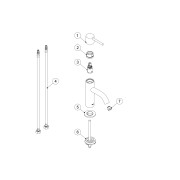 Mitigeur lavabo Chrome STUDY EXCLUSIVE - TRES 26290301