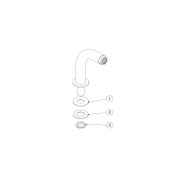 Adaptateur coudé baignoire/douche 2 unités avec silencieux - TRES 29987001