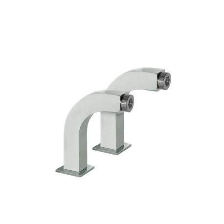 Adaptateur coudé baignoire/douche 2 unités avec silencieux - TRES 29987002