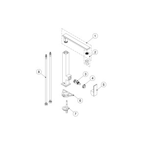 Mitigeur évier bec TRES COLOR Acier - TRES - 50648603