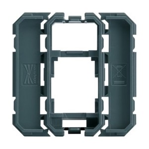 Adaptateur RJ45 keystone 2M - APPAREILLAGE MURAL GALLERY HAGER WXF202