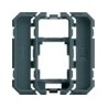 Adaptateur RJ45 keystone 2M - APPAREILLAGE MURAL GALLERY HAGER WXF202