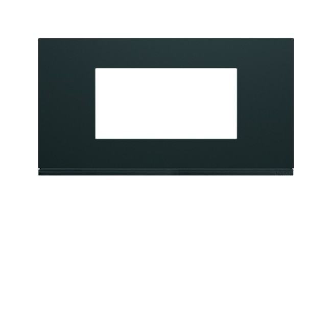 Plaque 4M E71 night - APPAREILLAGE MURAL GALLERY HAGER WXP0204