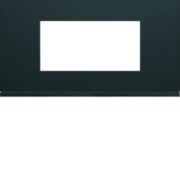 Plaque 4M E71 night - APPAREILLAGE MURAL GALLERY HAGER WXP0204