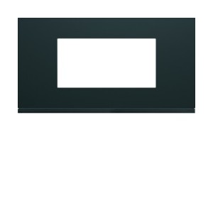 Plaque 4M E71 night - APPAREILLAGE MURAL GALLERY HAGER WXP0204