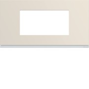 Plaque 4M E71 dune - APPAREILLAGE MURAL GALLERY HAGER WXP0304